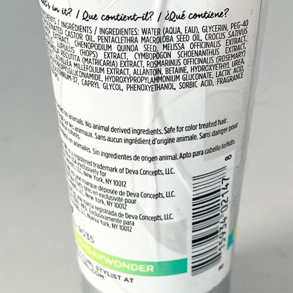 Deva Curl Wash Day Wonder Pre-Cleanse Slip Detangler Travel 1.5 fl oz 44.3ml New - Picture 7 of 7